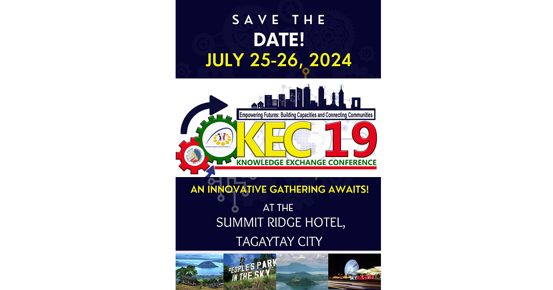 See you at the KEC19 on 25-26 July 2024 in Summit Ridge Hotel